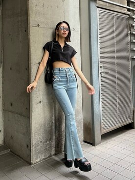 大谷亜宥茄 (EMODA)さん（レディース・170cm）の夏コーディネート