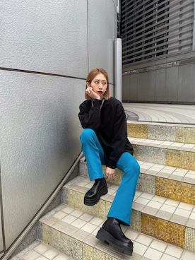 大谷亜宥茄 (EMODA)さん（レディース・170cm）の冬コーディネート