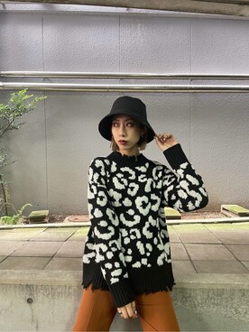 大谷亜宥茄 (EMODA)さん（レディース・170cm）の秋コーディネート