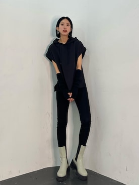 大谷亜宥茄 (EMODA)さん(レディース・172cm)の夏コーディネート