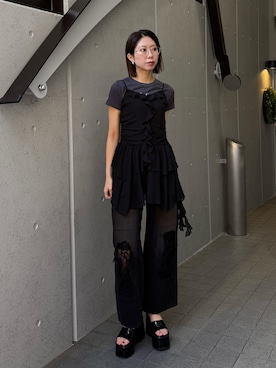大谷亜宥茄 (EMODA)さん(レディース・170cm)の春コーディネート