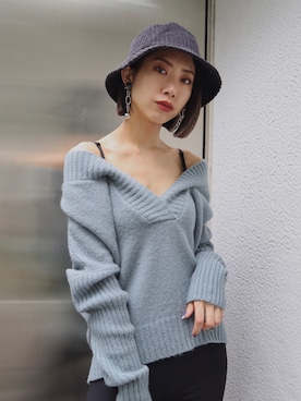 大谷亜宥茄 (EMODA)さん（レディース・170cm）の秋コーディネート