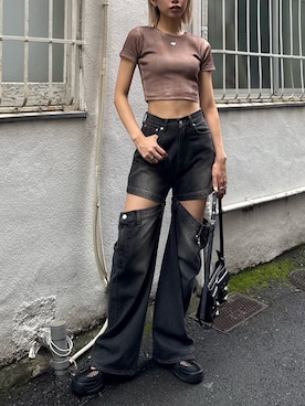 大谷亜宥茄 (EMODA)さん（レディース・170cm）の夏コーディネート