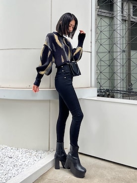 大谷亜宥茄 (EMODA)さん（レディース・170cm）の秋コーディネート