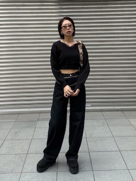 大谷亜宥茄 (EMODA)さん（レディース・170cm）の秋コーディネート