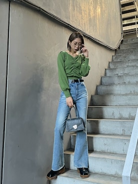 大谷亜宥茄 (EMODA)さん（レディース・172cm）の冬コーディネート