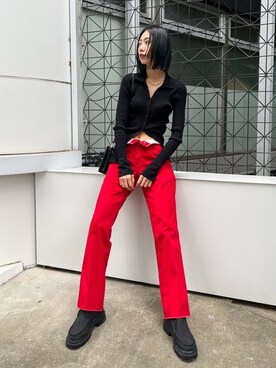 大谷亜宥茄 (EMODA)さん（レディース・170cm）の秋コーディネート