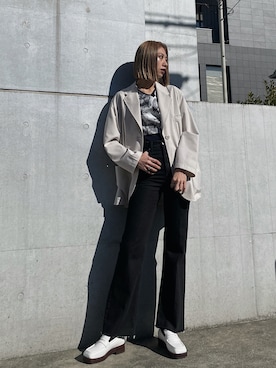 大谷亜宥茄 (EMODA)さん（レディース・172cm）の冬コーディネート