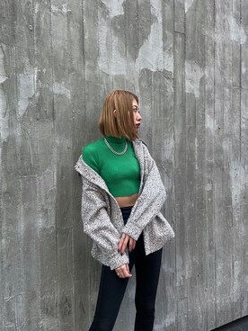 大谷亜宥茄 (EMODA)さん（レディース・170cm）の冬コーディネート