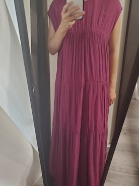 しまむら シマムラ のワンピース パープル系 を使った人気ファッションコーディネート Wear