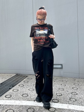 「アイテム（スウェットパンツ）」を使った、honokaさん（レディース・165cm・20代）の夏コーディネート