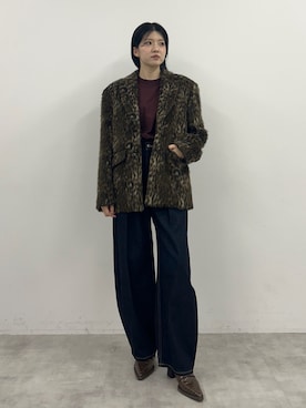 「アイテム（テーラードジャケット）」を使った、honokaさん（レディース・165cm・20代）の夏コーディネート