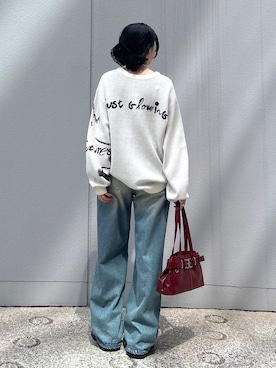 「アイテム（ヘアアクセサリー）」を使った、honokaさん（レディース・165cm）の夏コーディネート