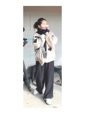 「アイテム（ピアス（両耳用））」を使った、hiiiさん（レディース・158cm）の冬コーディネート