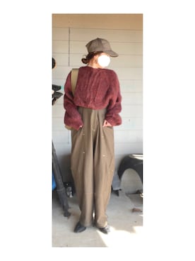 「アイテム（パンプス）」を使った、hiiiさん（レディース・158cm）の冬コーディネート