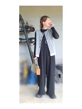 「アイテム（ピアス（両耳用））」を使った、hiiiさん（レディース・158cm）の秋コーディネート