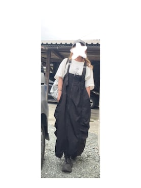 「アイテム（バックパック/リュック）」を使った、hiiiさん（レディース・158cm）の秋コーディネート