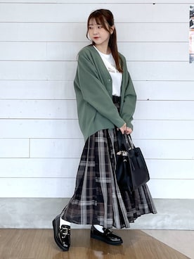 「アイテム（トップス）」を使った、ひらりぃ❀さん（レディース・152cm・20代）の秋コーディネート