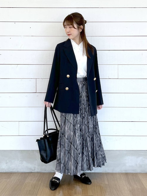 ウツクシルエットダブルジャケット/581025（テーラードジャケット