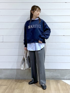 「GLOBAL WORK（グローバルワーク）のアイテム（バッグ）」を使った、ひらりぃ❀さん（レディース・152cm）の春コーディネート