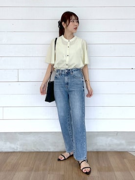 「アイテム（サンダル）」を使った、ひらりぃ❀さん（レディース・152cm）の夏コーディネート