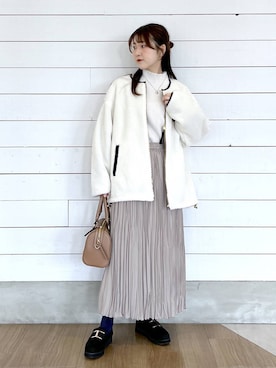 「アイテム（ボストンバッグ）」を使った、ひらりぃ❀さん（レディース・152cm・20代）の秋コーディネート