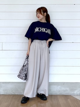 「アイテム（ローファー）」を使った、ひらりぃ❀さん（レディース・152cm・20代）の夏コーディネート
