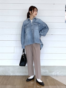 「アイテム（パンプス）」を使った、ひらりぃ❀さん（レディース・152cm・20代）の秋コーディネート