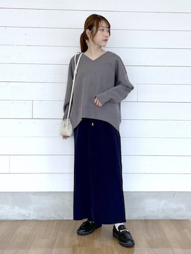 「アイテム（スウェット）」を使った、ひらりぃ❀さん（レディース・152cm・20代）の秋コーディネート