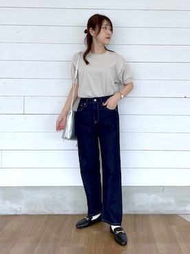 「アイテム（ローファー）」を使った、ひらりぃ❀さん（レディース・152cm・20代）の夏コーディネート