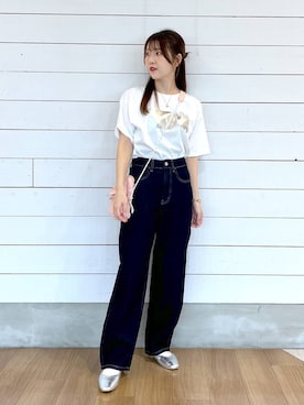 「アイテム（パンプス）」を使った、ひらりぃ❀さん（レディース・152cm・20代）の夏コーディネート