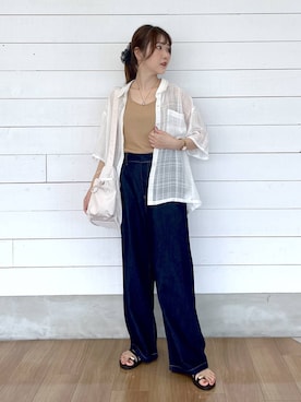 ひらりぃ❀さん（レディース・152cm・20代）の夏コーディネート