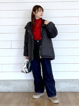 「GLOBAL WORK（グローバルワーク）のアイテム（トップス）」を使った、ひらりぃ❀さん（レディース・152cm）の冬コーディネート