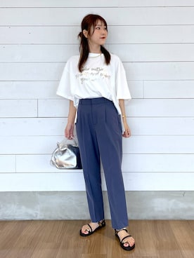 「アイテム（シューズ）」を使った、ひらりぃ❀さん（レディース・152cm・20代）の夏コーディネート