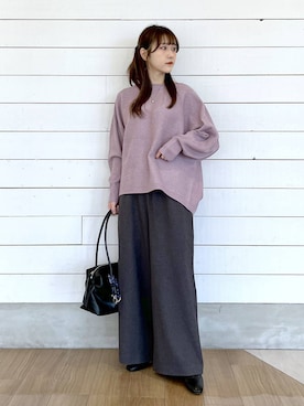 「旅行」｜ひらりぃ❀さん（レディース・152cm）の冬コーディネート