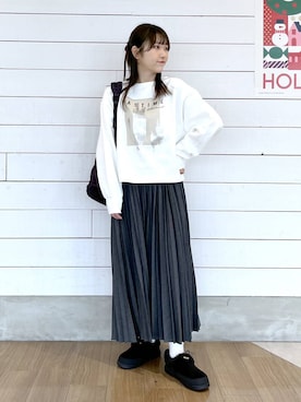 「アイテム（バックパック/リュック）」を使った、ひらりぃ❀さん（レディース・152cm・20代）の冬コーディネート