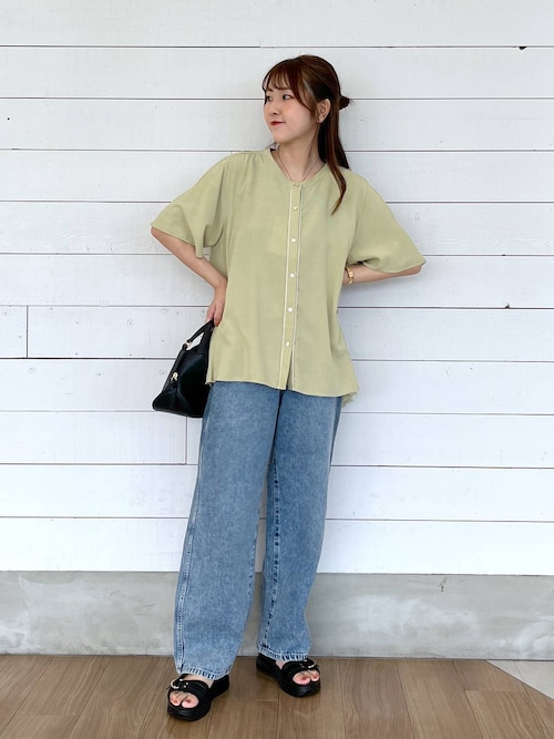 セール】さらさらリラックスバックフレア/290896（シャツ/ブラウス