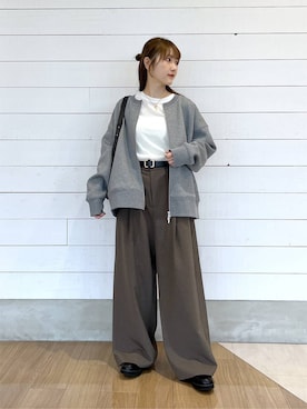 「GLOBAL WORK（グローバルワーク）のアイテム」を使った、ひらりぃ❀さん（レディース・152cm）の秋コーディネート