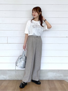 「アイテム（ハンドバッグ）」を使った、ひらりぃ❀さん（レディース・152cm・20代）の夏コーディネート