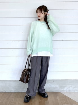 「おでかけ」｜ひらりぃ❀さん（レディース・152cm）の秋コーディネート