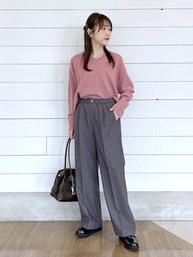 「おでかけ」｜ひらりぃ❀さん（レディース・152cm）の秋コーディネート