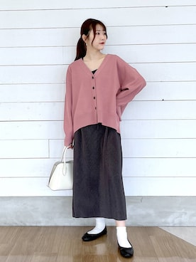 「アイテム（トップス）」を使った、ひらりぃ❀さん（レディース・152cm・20代）の秋コーディネート