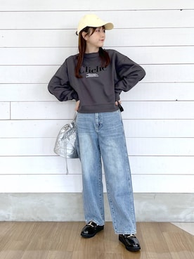 「アイテム（帽子）」を使った、ひらりぃ❀さん（レディース・152cm・20代）の秋コーディネート