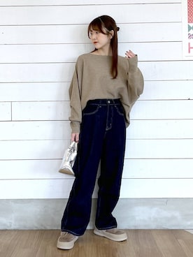 「アイテム（その他シューズ）」を使った、ひらりぃ❀さん（レディース・152cm・20代）の冬コーディネート