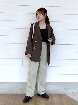 「アイテム（パンツ）」を使った、ひらりぃ❀さん（レディース・152cm・20代）の秋コーディネート