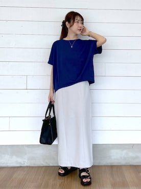「アイテム（シューズ）」を使った、ひらりぃ❀さん（レディース・152cm・20代）の夏コーディネート
