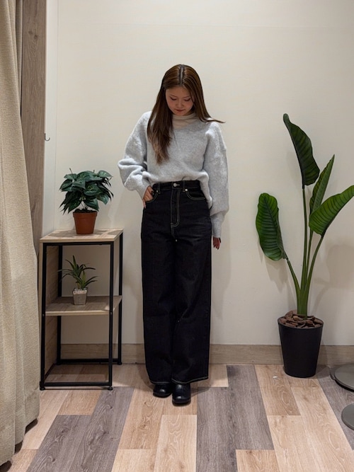 【Yuna企画】ハイウエストストレートデニムパンツ Yuna企画】ハイウエストストレートデニムパンツ（その他パンツ