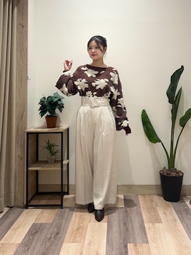 saraさん（レディース・154cm）の秋コーディネート