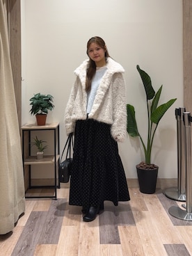 saraさん(レディース・154cm)の冬コーディネート