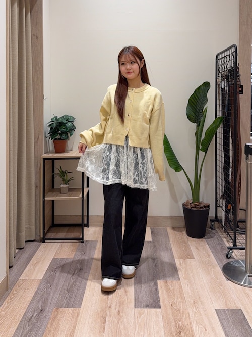 Yuna企画】ハイウエストストレートデニムパンツ（その他パンツ